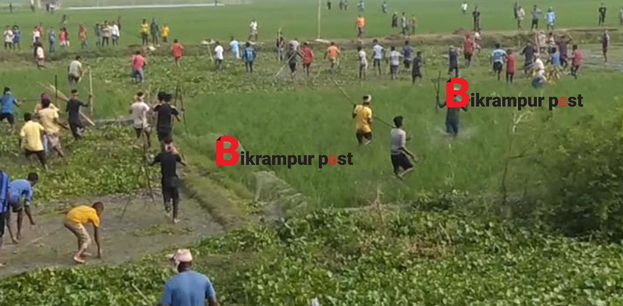 সিরাজদীখানে দুই গ্রুপের সংঘর্ষে ৪ জন টেটাবিদ্ধসহ আহত ১২