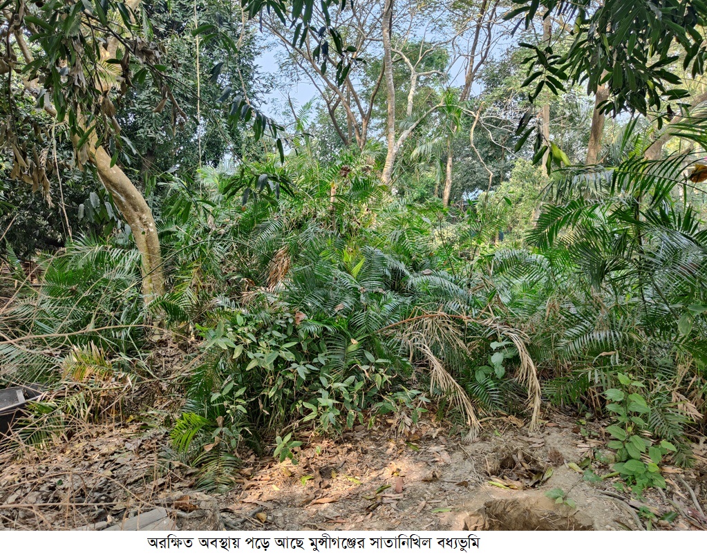 মুন্সীগঞ্জের একাধিক বধ্যভুমি অরক্ষিত